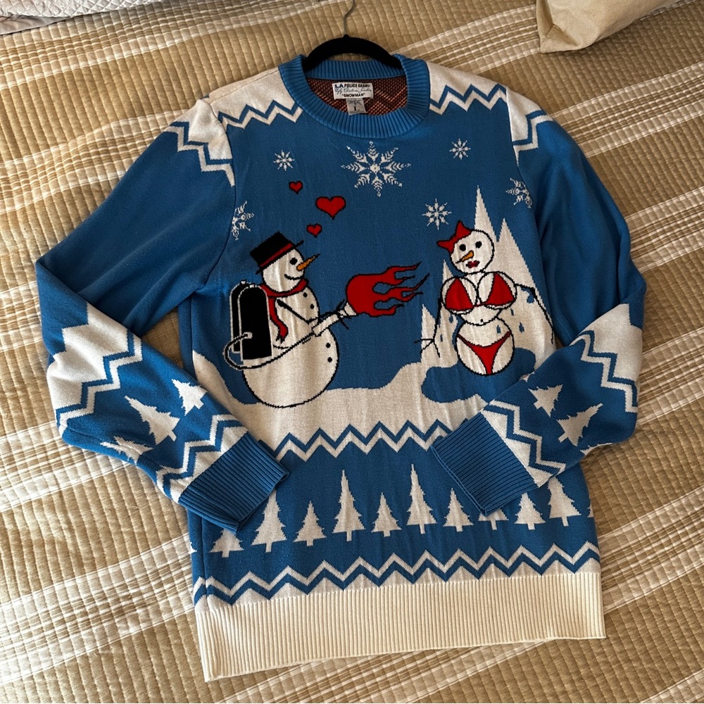 LA Police Gear- Snowman Sweater
